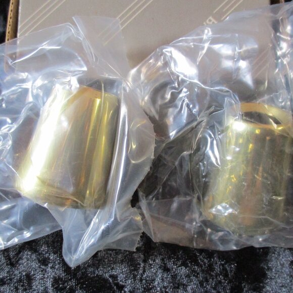 Vtg NIB BALDWIN BRASS American Museum Collection Candle Follower 1 Pair #7069 - Picture 2 of 3